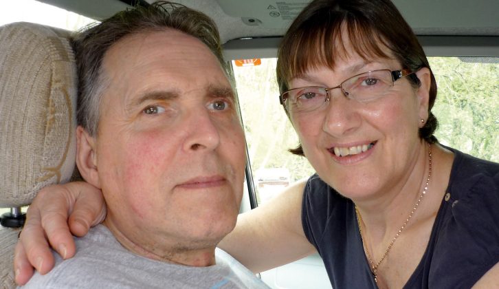 Isabel and Dave Scott can get the wheelchair into their Timberland Endeavour motorhome and find it easy to drive and to park