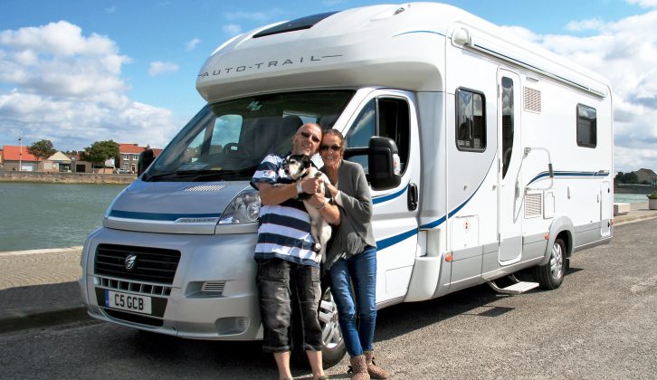 Chris and Christine Richards bought an Auto-Trail Frontier Delaware, because they wanted a fixed bed so that Christine can rest at any time, and a garage for her wheelchair