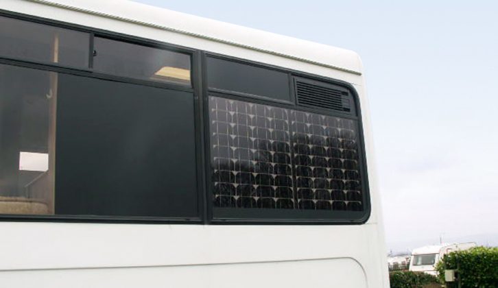 There were too many windows in the 2001 Mercedes Sprinter-based bus, so Mark Smith panelled over some of them for his van conversion