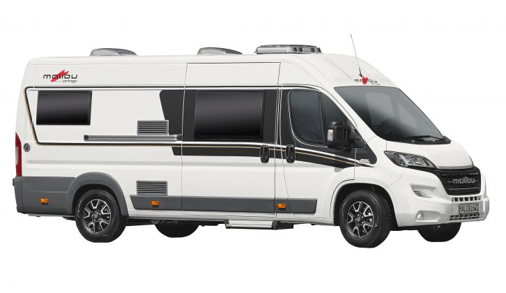 Carthago's Malibu range of luxury panel van conversions is bright white for 2016 – and there's a new layout