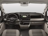 In the cab of the new Volkswagen California – four-wheel drive and a DSG automatic gearbox will be available