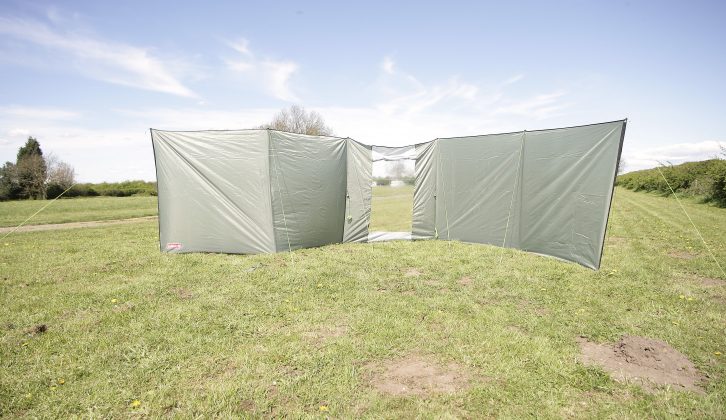 For around £50 you can buy the ultimate in windbreaks, the enormous Coleman Windshield XL
