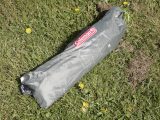 Despite being a huge windbreak, the Coleman Windshield XL only weighs 3.8kg and fits into a bag 70cm x 15cm x 15cm