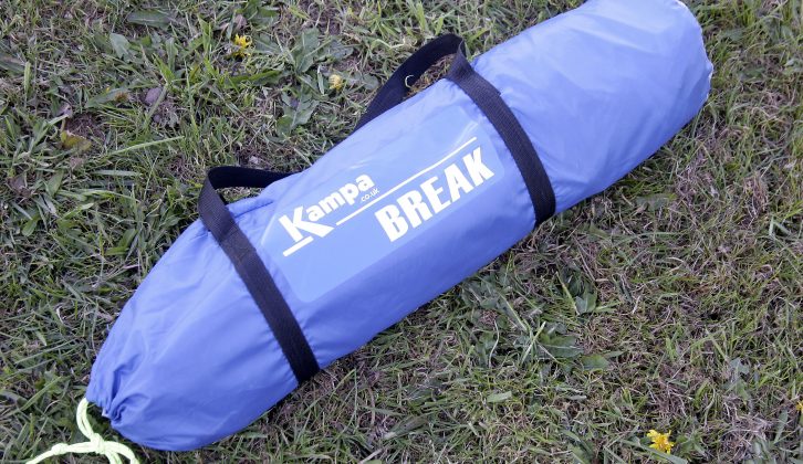 A carry bag will keep the poles, fabric and guy ropes together