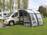 Inflatable awnings can be used with panel-van conversions, as well as campervans and coachbuilts