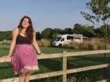 Bryony Symes reviews campsites in the Cotswolds on TV for Practical Motorhome