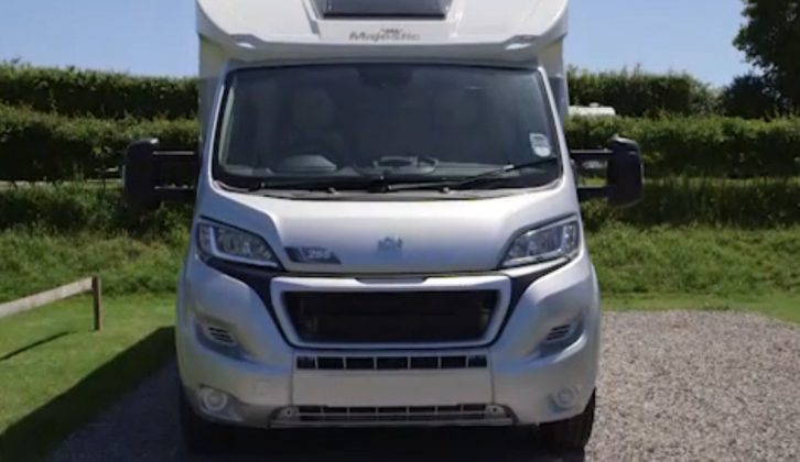 Based on the Peugeot Boxer, the four-berth Majestic 255 is spacious inside and has plenty of dealer special extras