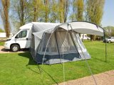 The Attar 380 drive-away awning is spacious, comes with an inner bedroom as standard and has room for a second one