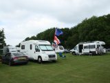 Plenty of fellow motorcaravanning Formula 1 fans also pitched their 'vans at Whittlebury Park over the British Grand Prix weekend