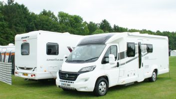 Pitched at the F1 Racing Fan Village in Whittlebury Park, this new Bessacarr 494 from Marquis was brilliant accommodation