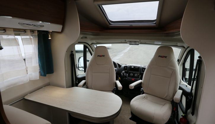 Inside the 2016 Pilote Pacific P600P – here you see Essentiel trim, but Sensation is also offered