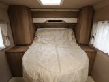 There's a generous island bed in the Le Voyageur 7.2 CF