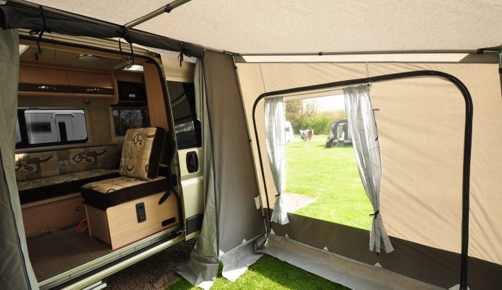 Options include an inner tent that costs £117, a groundsheet costing £49.50-£84 and the Annex 220, costing £353