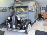 This 1936 motorhome with 6V lighting was ordered by Captain Dunn, a disabled driver from Bexhill in Sussex (Kampers and Kars, Pottery Service Station, Poole, Dorset)