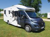 Among Chausson's new motorhomes for 2016 is the 727GA – its end bedroom can be 
used as twin singles or one large double