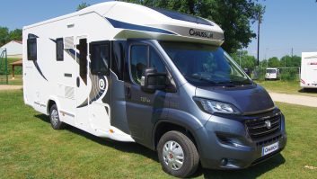 Among Chausson's new motorhomes for 2016 is the 727GA – its end bedroom can be 
used as twin singles or one large double