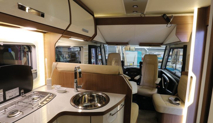 Interior headroom goes up to 2.05m and windscreens are 15cm higher in the 2016 Elegance range