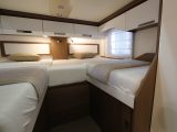 Large single beds sit at the rear of the stylish 2016 Elegance i 695 G