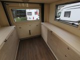 The Brevio t 641 is aimed at people who use their 'vans for business – it loses the t 640’s rear twin beds to provide a longitudinal drop-down double over a huge end lounge