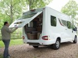 The Swift Rio 340's tailgate is one of its defining features – and it is much more than just a gimmick