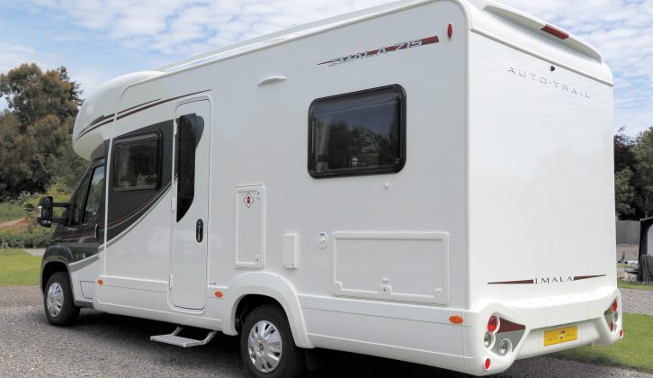 Standing 3.03m tall and 2.35m wide, the Auto-Trail Imala 715 has a 340kg payload