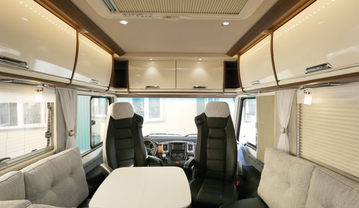 One of the new motorhomes for 2016 is the Arto 88 EK, a large tag-axle model