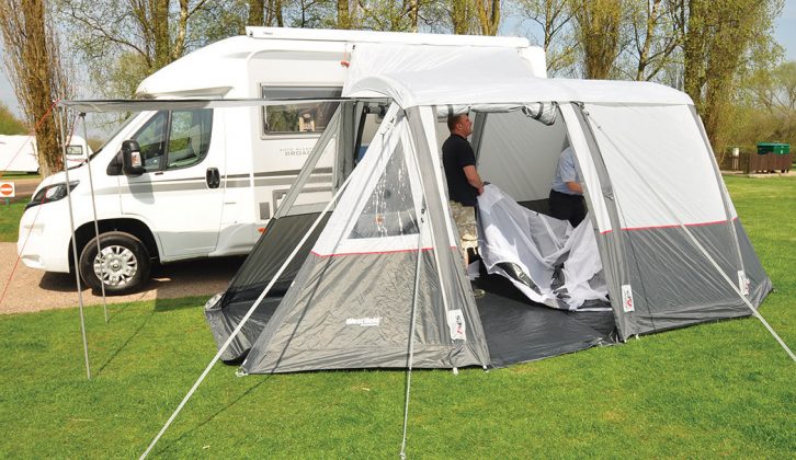 We've two new drive-away awning reviews for you in our September issue