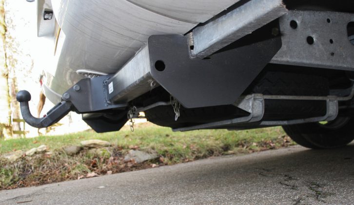 Providing the body fitted by a motorhome builder doesn’t extend rearwards beyond the chassis members, installation of items like an Al-Ko towbar or bike rack are simple bolt-on operations