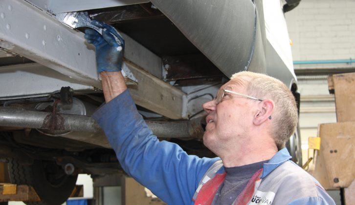 Keeping a commercial chassis painted undoubtedly helps for a few years, but to do it properly needs good access – and even then, the rust will soon re-appear, especially if you travel all year round