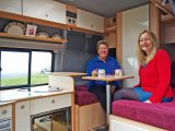 Sue told Kate she couldn't wait to retire, up sticks and head off to warmer climes in the motorhome