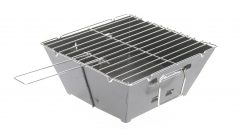 The SunnCamp Compact BBQ packs down small and has a useful 24 x 23.5cm grille area