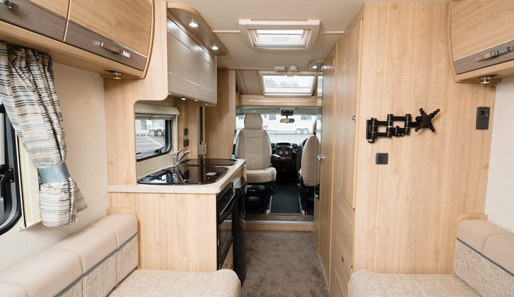 The long rear lounge in the new Elddis Accordo 120 makes it one of the 2016 range's outstanding models