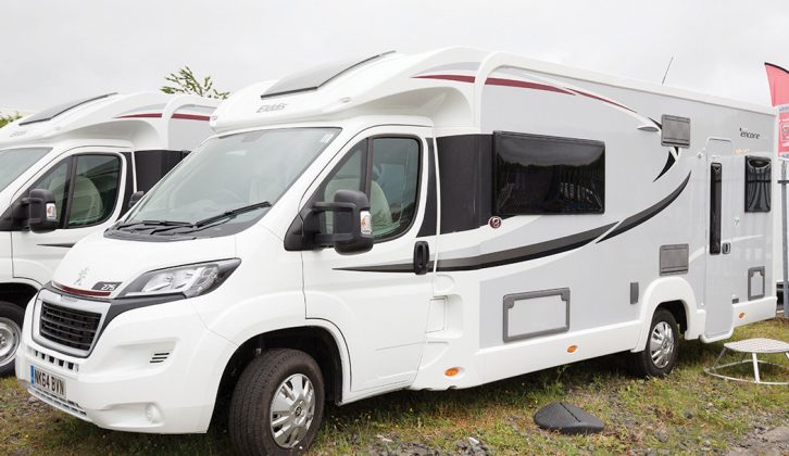 The Elddis Encore 275 (pictured) is joined by two new models, the 254 and the 285