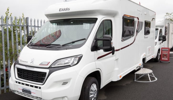 Here's the Elddis Autoquest 185, a new-for-2016 fixed-twin-bed 'van – the end lounge 195 is the other new Autoquest