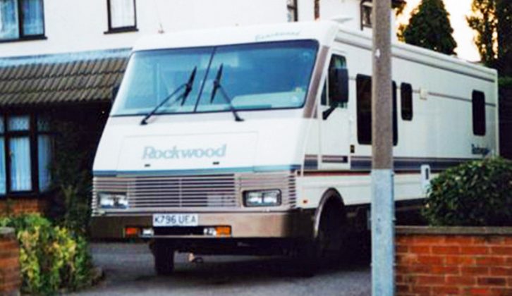 Derek and Sandra hired this 1992 Rockwood six-berth RV