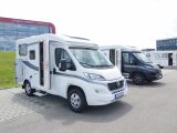 The Hymer Van 314SL is also available in more muted tones, as seen here – white and silver are available, plus the bright red