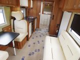The central gangway allows plenty of space for a wheelchair and the cream-leather upholstery is a joy to touch