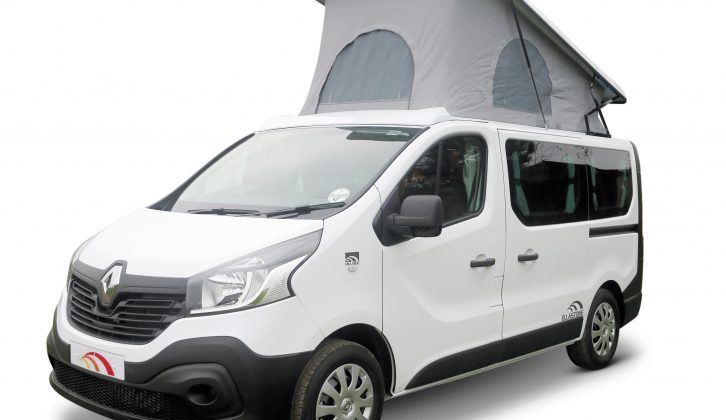 Hillside Leisure's impressive Ellastone goes up against the Auto-Sleeper Wave and the Auto Campers Day Van in the 'Best rising-roof camper' class