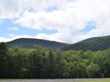 In the Catskill Mountains, views like this were rare as the family drove through a storm