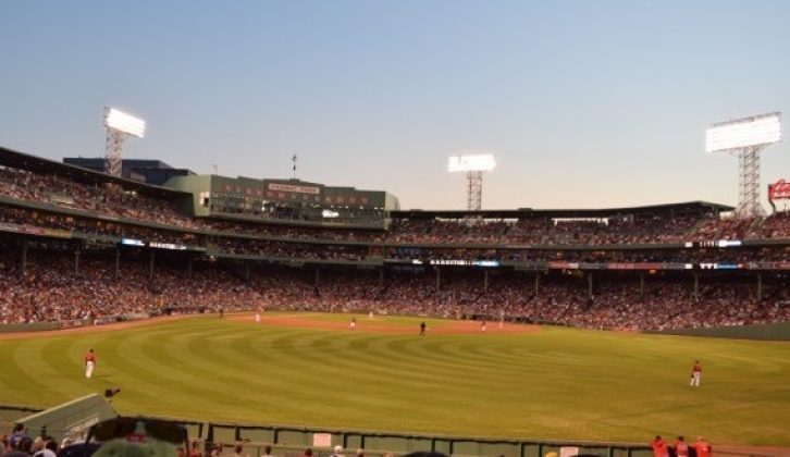 Time in Boston meant ticking something off Alastair's bucket list – seeing the Boston Red Sox playing at Fenway Park