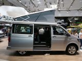 The VW California Beach camper has seven flexible seats, with seatbelts