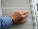 If your motorhome's panels are made of textured aluminium sheet with painted stripes it will be almost impossible to patch repair it after any accidents