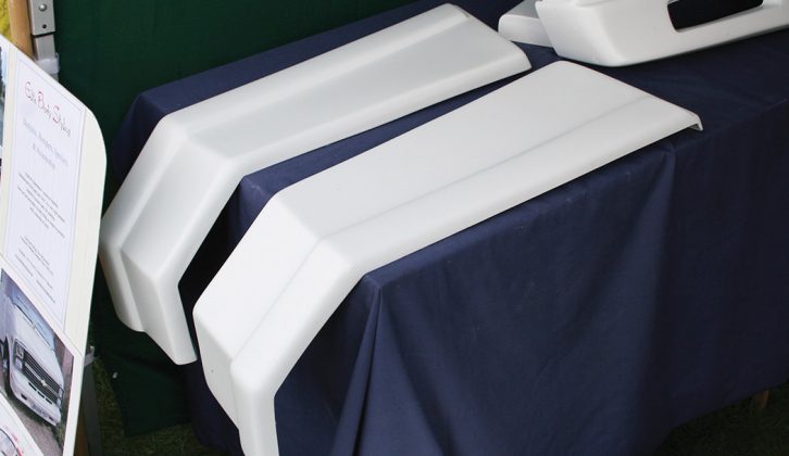 Specialist firms make GRP moulds and sell replica body skirts, bumpers, fairings and shower trays