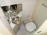 French flair is evident even in the 2016 Chausson Twist V 594's washroom