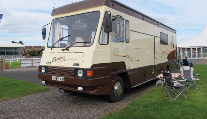A-class motorcaravans are often built using commercial buses or former mobile library vans like this