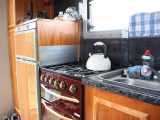 Heavy kitchen appliances must be positioned well; there is no problem in this MOD truck