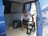 This frame is for a seat/bed; but stronger structures are needed for travel seats