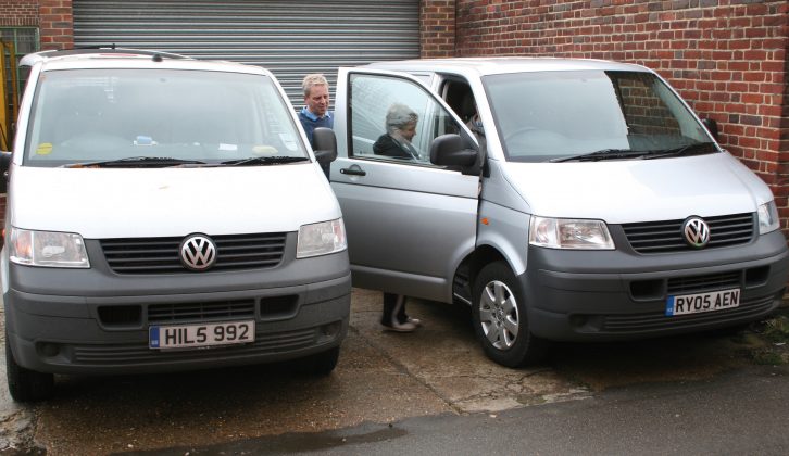 Small-scale panel-van converters fit-out pre-owned vehicles, like these VWs