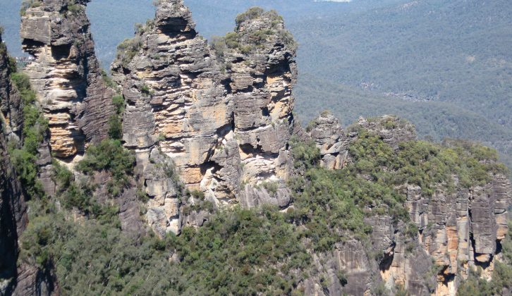 In the first few days they saw The Three Sisters and the Blue Mountains