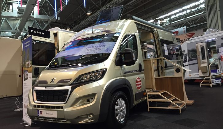 Here's the Auto-Sleeper Fairford at the Motorhome and Caravan Show 2015